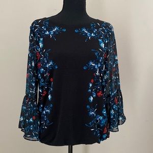 Alfani long Sleeve Top/Blouse. Size Small.
